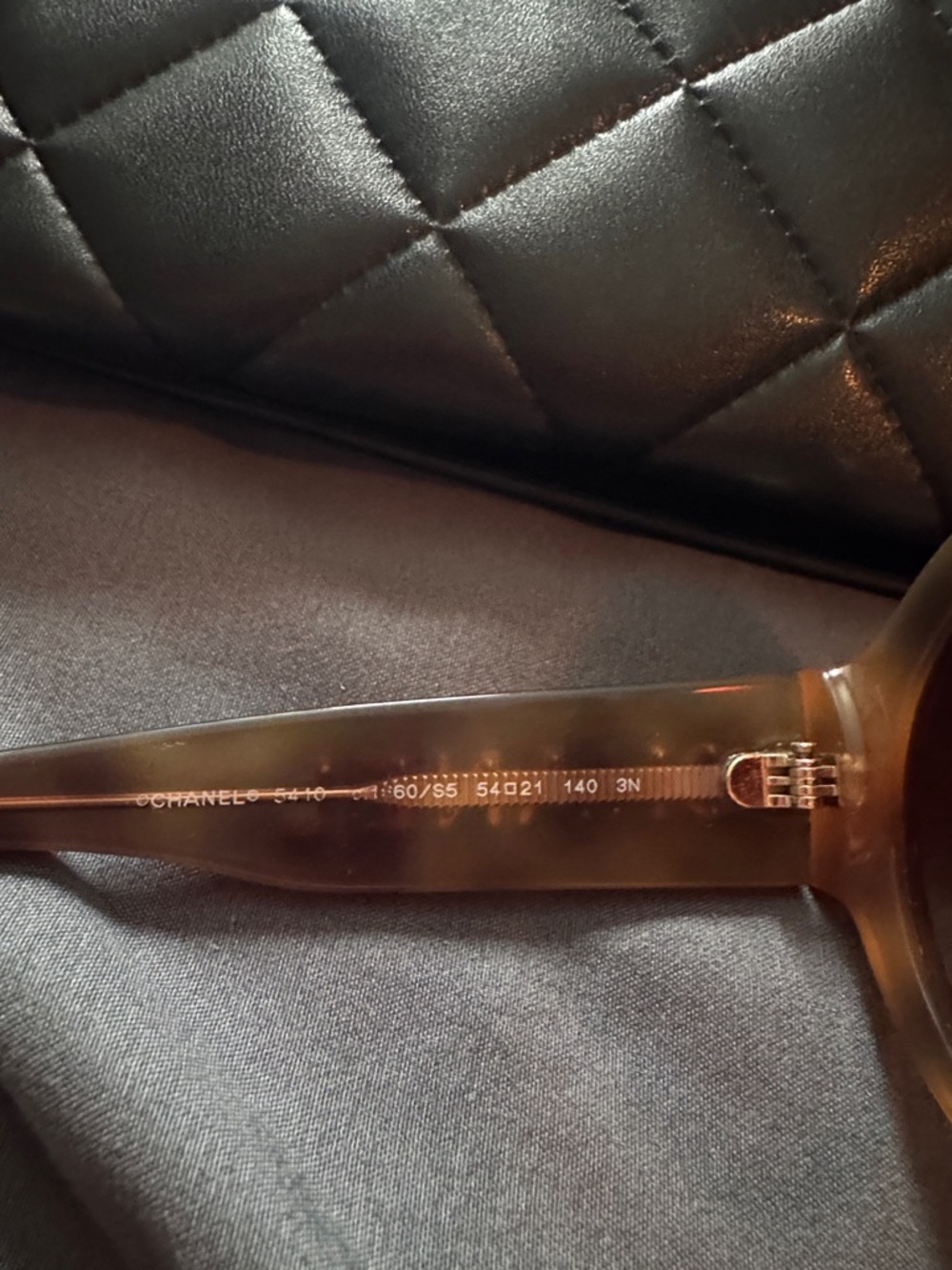 CHANEL Round Sunglasses in Honey Tortoise with Gradient Lenses - Picture 7 of 7